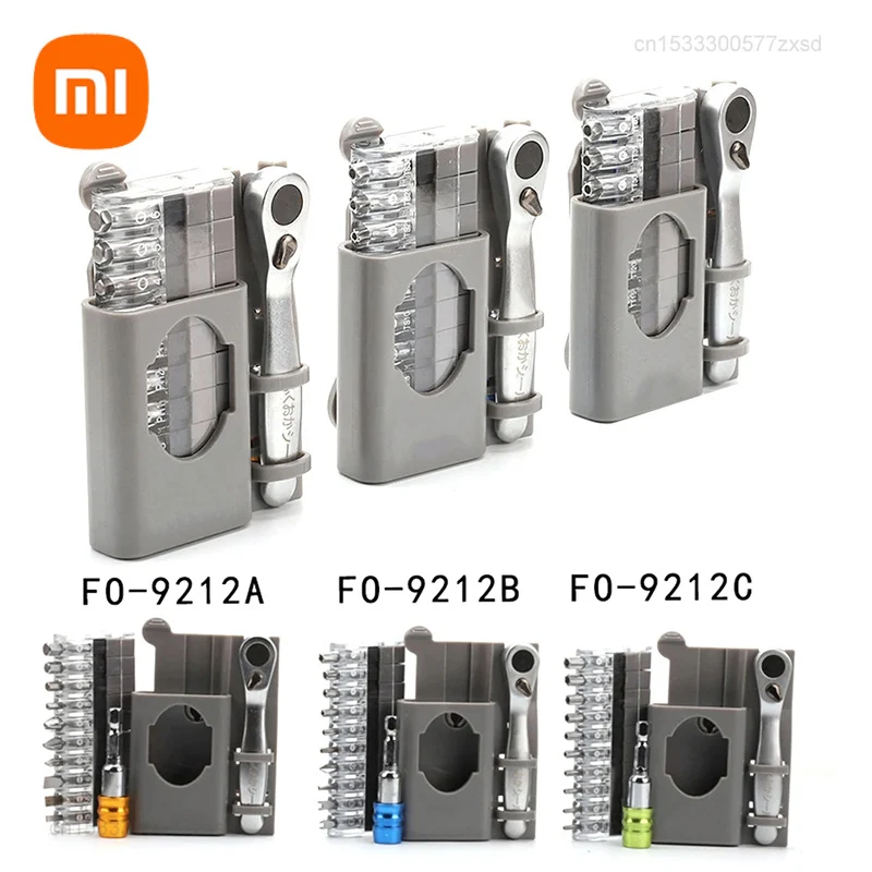 Xiaomi Multifunctional Mini Ratchet Wrench Screwdriver Bit Set Special Shaped Lotted Phillips Screwdriver Household Repairs Tool