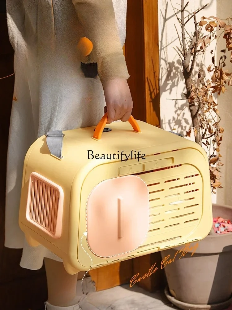 

Y Y Cat Bag Portable Outdoor Cat Car Large Capacity Thermal Cat Box Pet Backpack