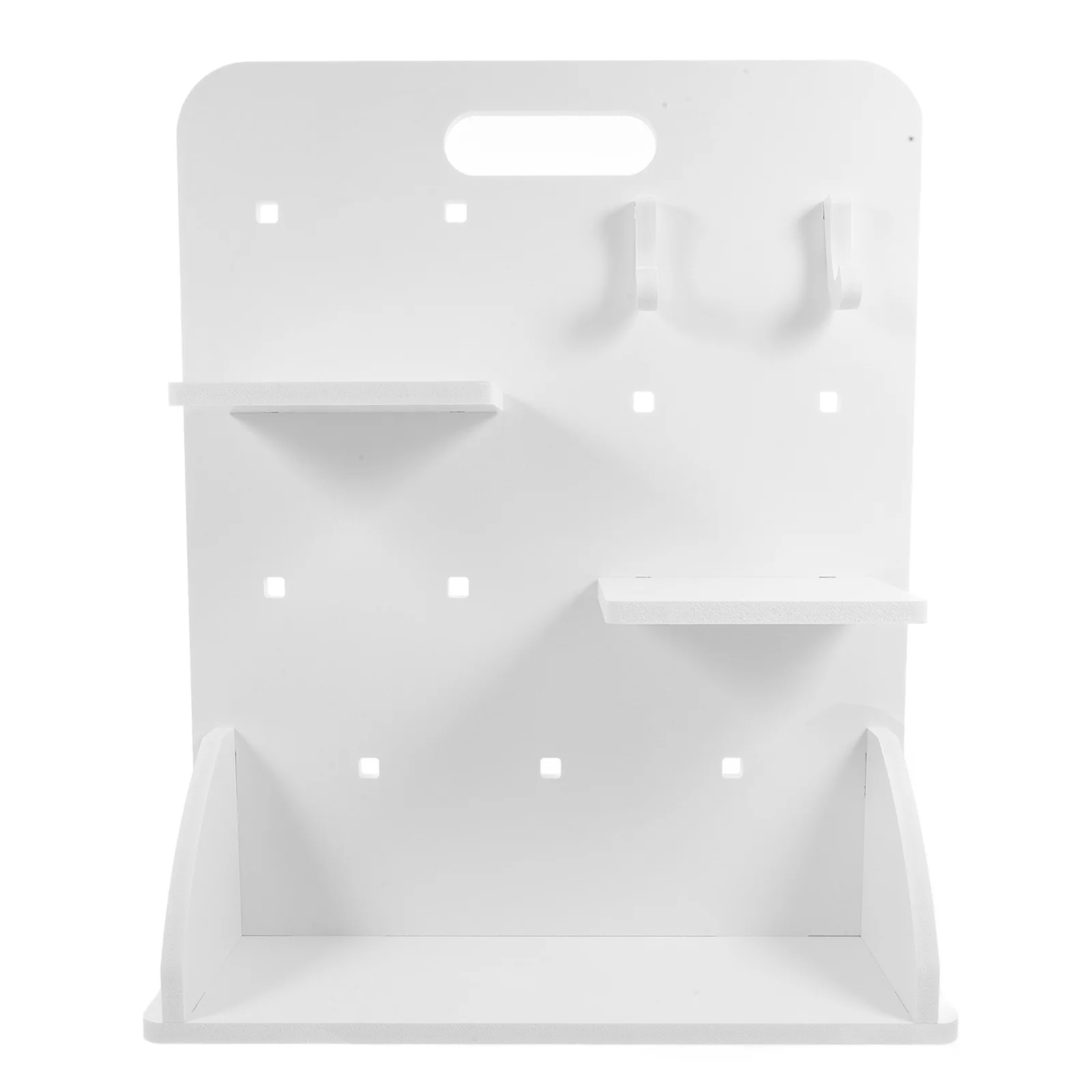 1Set Vertical Pegboard Office Desk Organizer No-Drill Installation Table Storage System for Workspace Desktop Organization