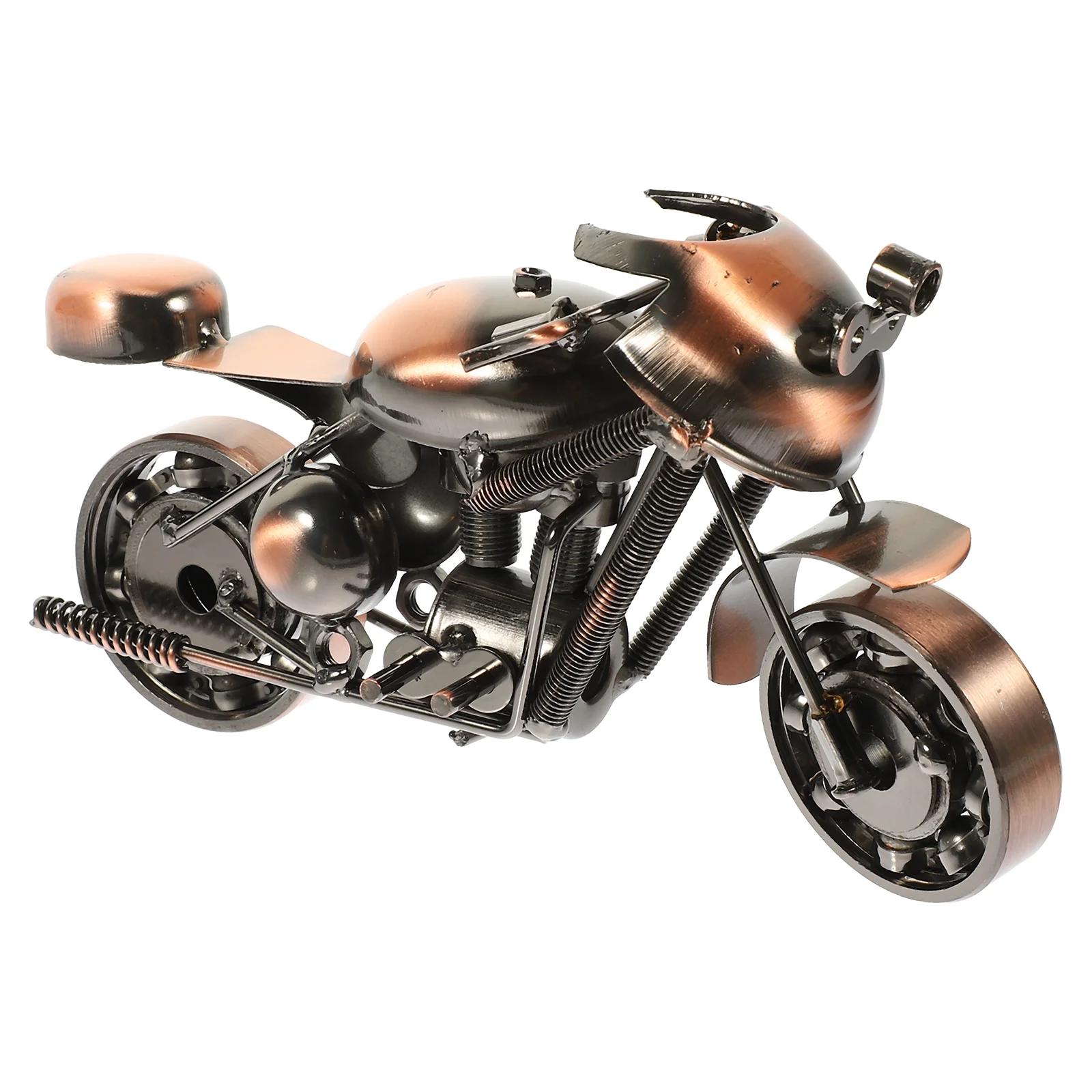 Motorcycle Model Lover Simulation Men Gift Sculpture Children's Toy Iron Motorbike Craft Ornament