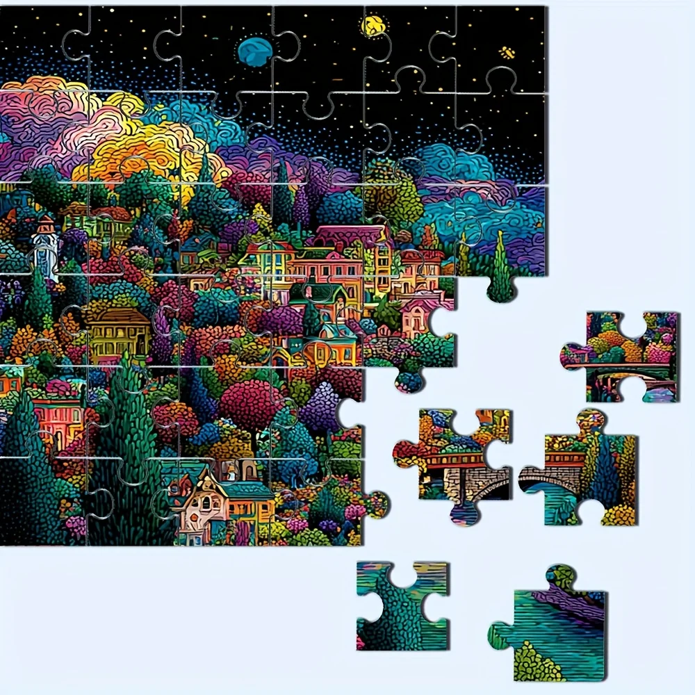 Puzzle pour adultes 500/1000 pièces, jeu familial relaxant de haute qualité, parfait pour les anniversaires, Noël, Halloween et cadeaux, meilleur choix