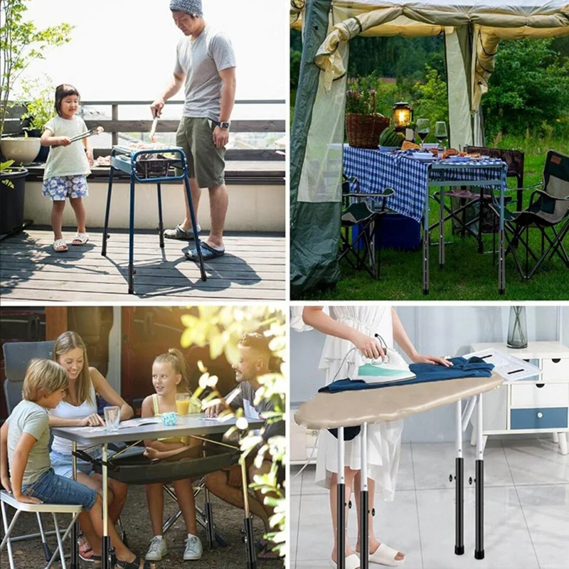 Table Leg Extender Table Workbench Height Extender Easy To Install Use Straight Leg Table Leg Extender