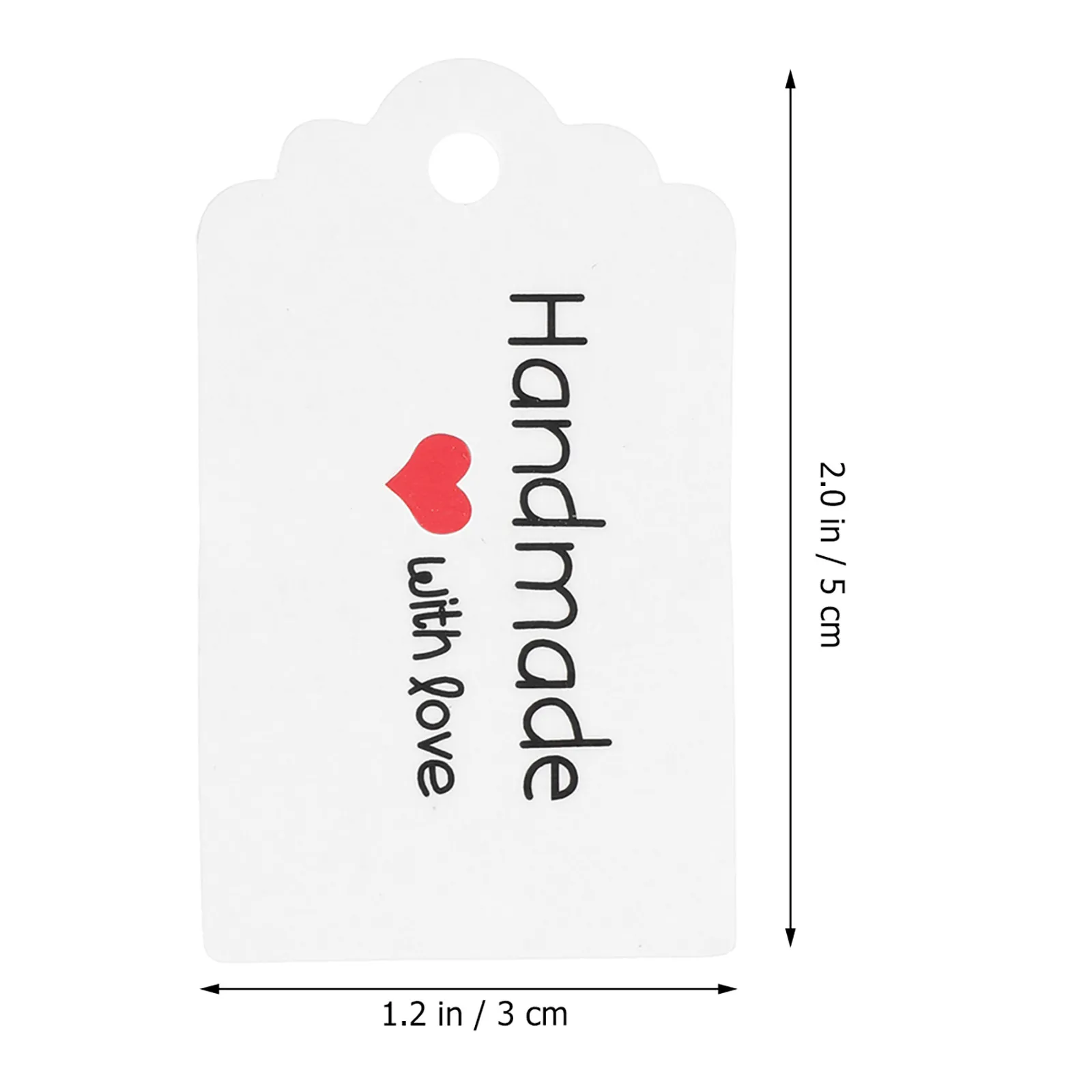 200Pcs Kraft Paper Hanging Tags Classic Gift Labels Food Package Tags for Wedding Party Baking Packing Packing Label