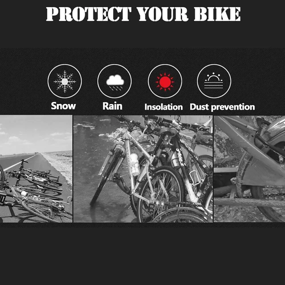Multifunctional Waterproof Bike Cover Outdoor Sun Protection Electric Vehicle Bicycle Rain Shield view 6