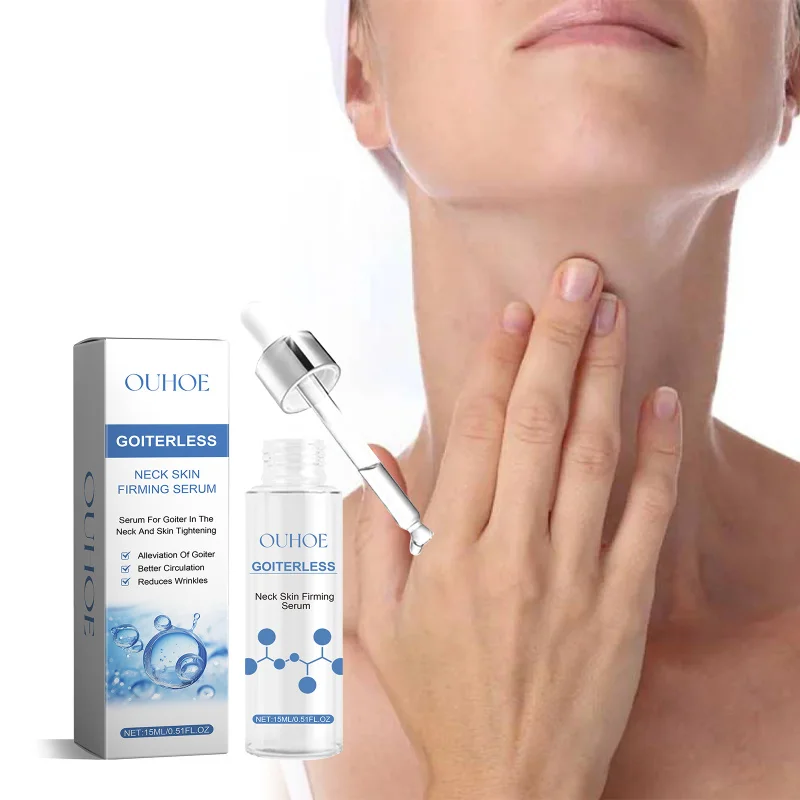 

Neck Firming Serum - Tightening Treatment To Help Reduce Wrinkles & Double Chin - Hydrating & Brightening Neck Care