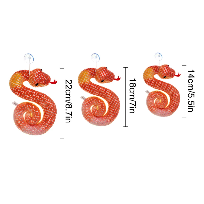 Celebrate The Year Of The Snake With A Lucky Plush Toy – Tie-Dye & Gold Accents, Perfect For Festive Decoration Or Gift image 6