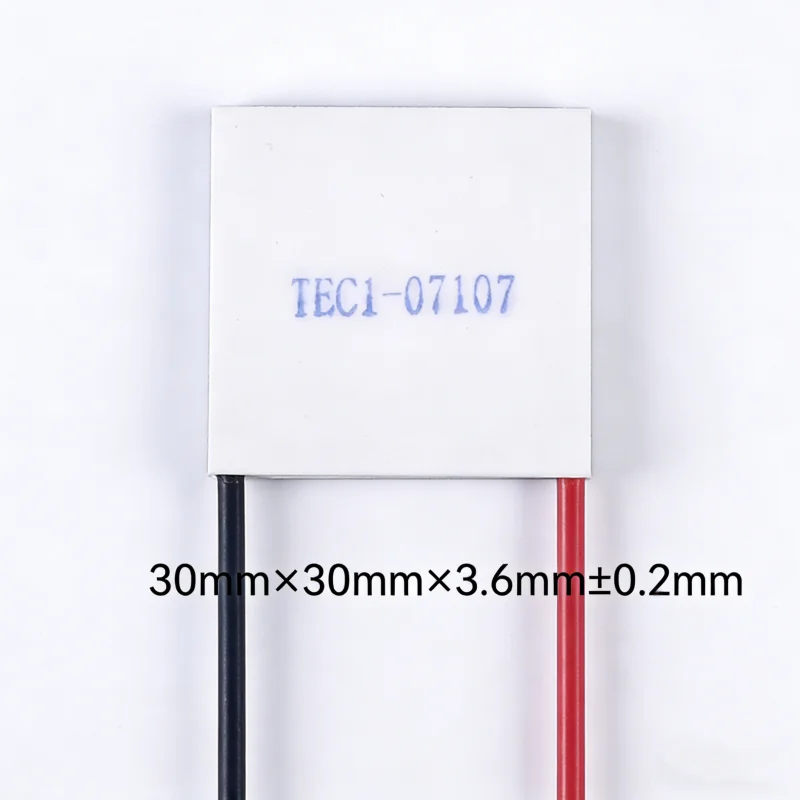 TEC1-07107 30x30mm Thermoelectric Cooling Peltier Module Semiconductor Cooler Heatsink Part