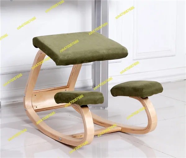 

Ergonomic Kneeling Posture Computer Chair Original Home Office Furniture Computer Chair Ergonomic Rocking Wooden Kneeling Chair