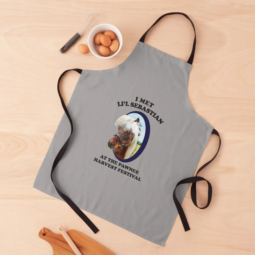 

Lil Sebastian - Parks and Recreation Apron kindergarten teacher Kitchen For Man Kitchen on the wall For Cosmetologist Apron