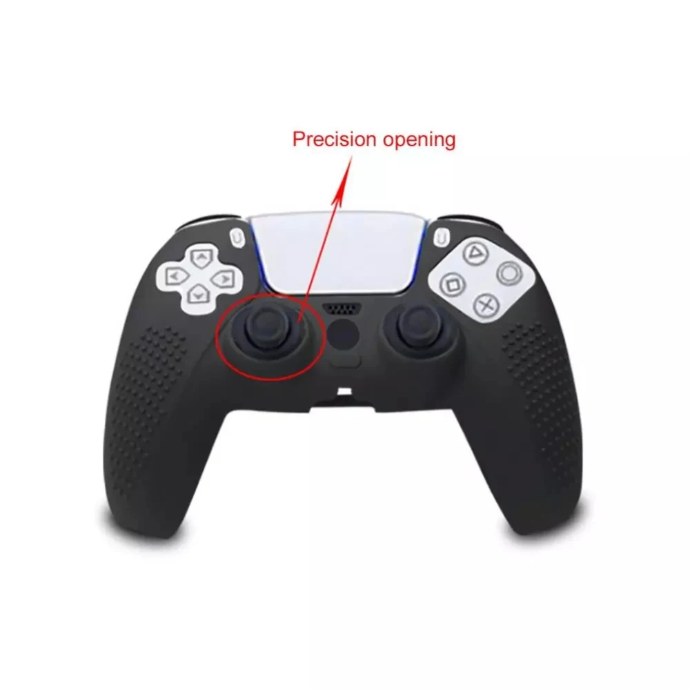 Gaming Controller  Cover High-quality Black For Ps5 Controller For Ps5 Handle Protector Durable Silicone Gamepad Accessories