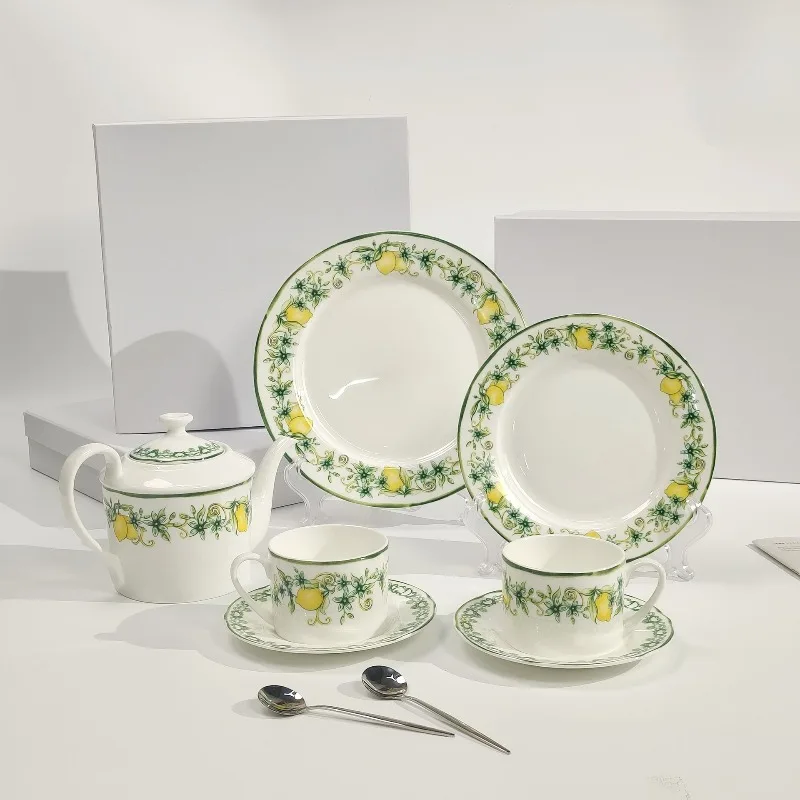 

European Minimalist Light Luxury Dinner Plate Creative Design for High End Restaurants and Hotel Gift Sets