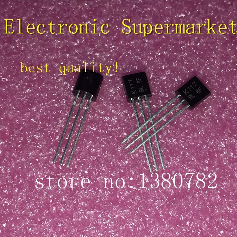 

Free Shipping 100pcs/lots 2SK117 K117 2SK117BL TO-92 New IC In stock!