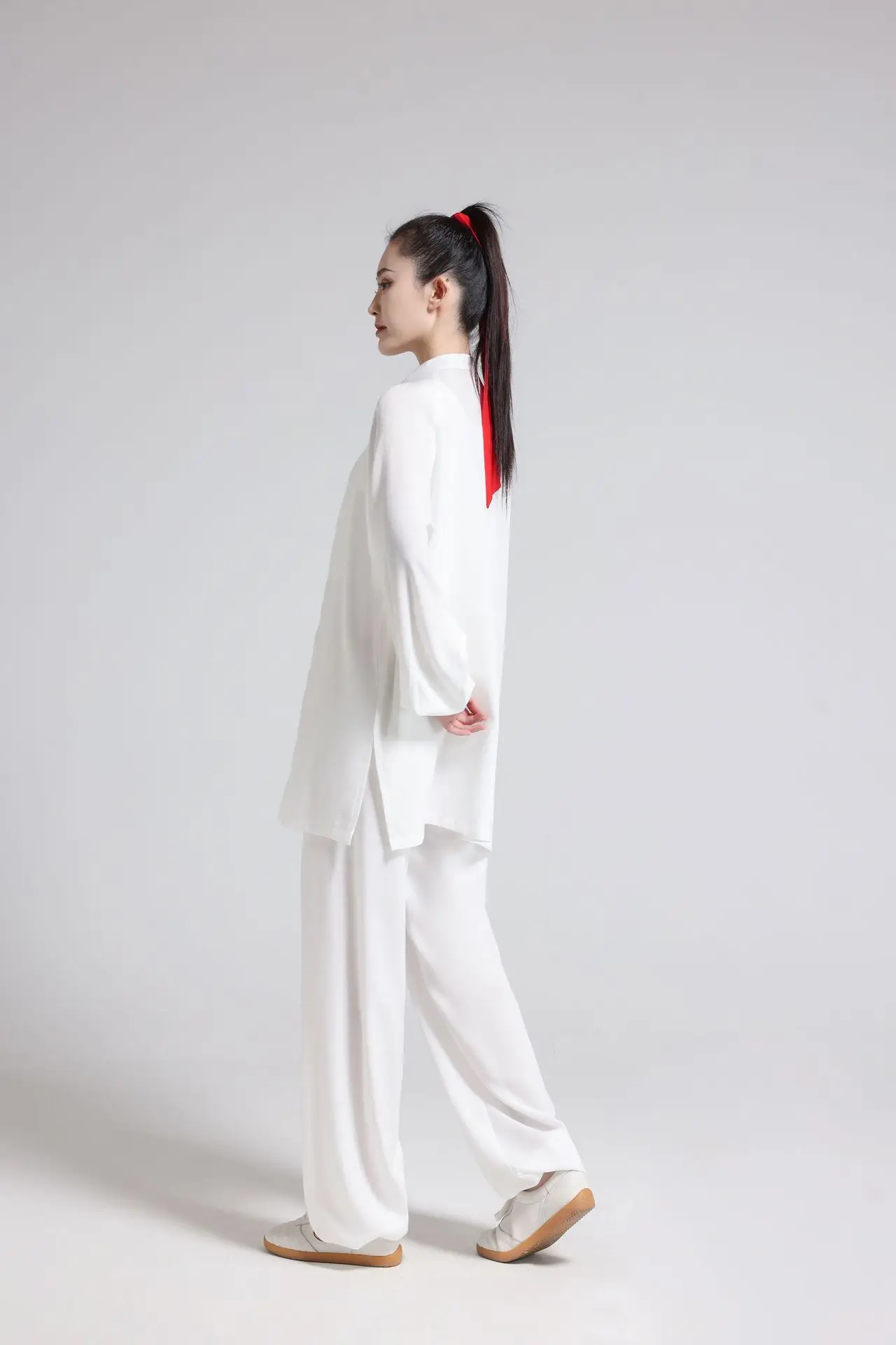 Tai-Chi-Anzug aus Baumwolle und Leinen für Damen und Herren, Kampfsport-Kung-Fu-Anzug für Bagua Zhang & Baduanjin-Aufführungen, Frühling/Sommer – Detail 8