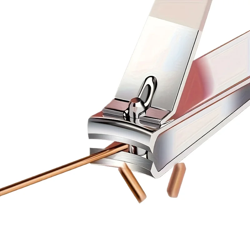 Coupe-ongles professionnel en acier inoxydable pour hommes et femmes, outil de manucure portable