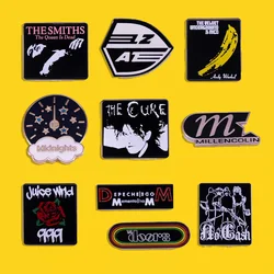 High Quality Pop Rock Band Pin Punk Music Badge Classic Music Album Brooch Fan Collectible Jewelry Medal Gift Accessory