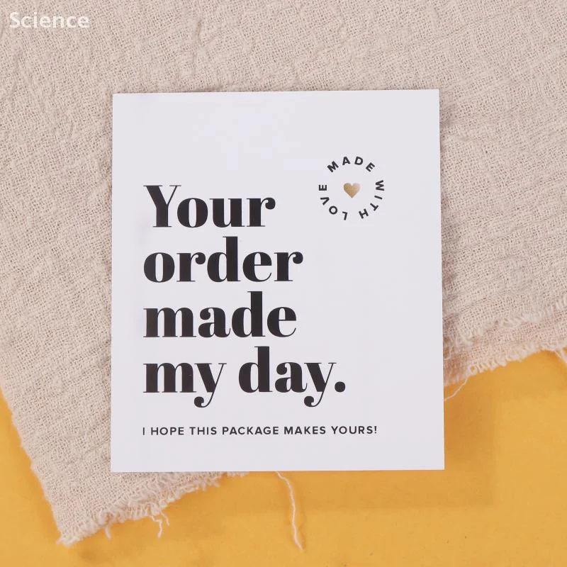 50 Pcs Thank You Cards For Small Business, Thank You Notes For Supporting My Small Business Cards.