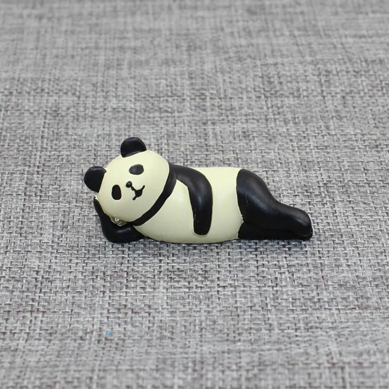 Sleeping Decole Cat Pig Panda Frog Miniature Figurine Craft Home decoration fairy garden animal statue Toy Figurine