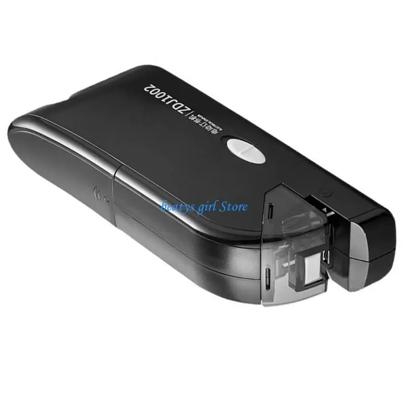 C7AB Portable Electric Stapler Rechargeable Battery Powered Automatic Binding Machine