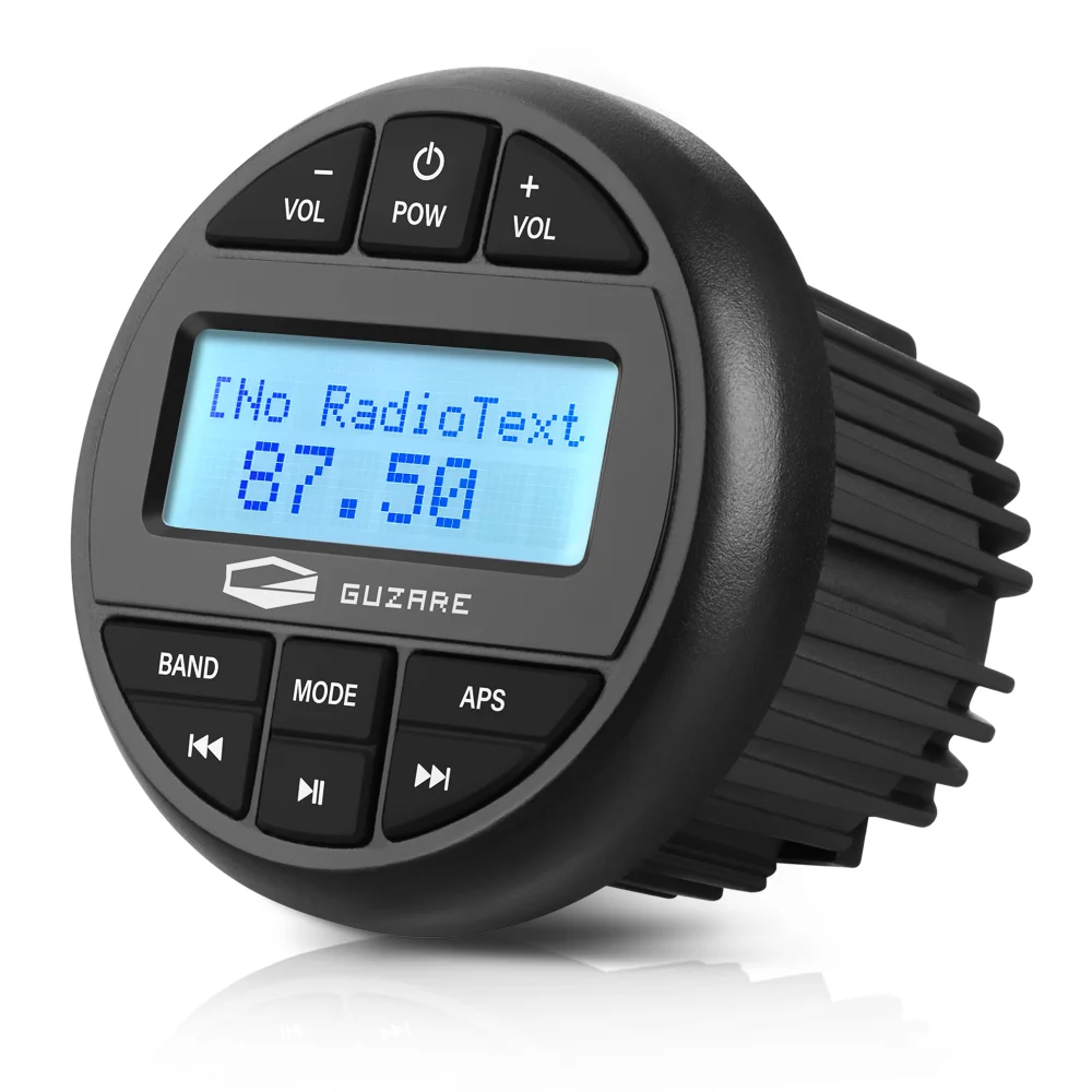 GUZARE Marine DAB Radio Stereo Waterproof Boat  with AM FM Receiver Bluetooth MP3 Player for Yacht Jetski
