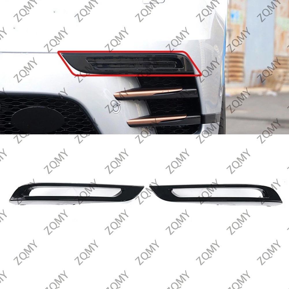 

2Pcs Car Front Bumper Fog Lamp Cover Decoration For Land Rover Range Rover Velar 2018 2019 2020 2021