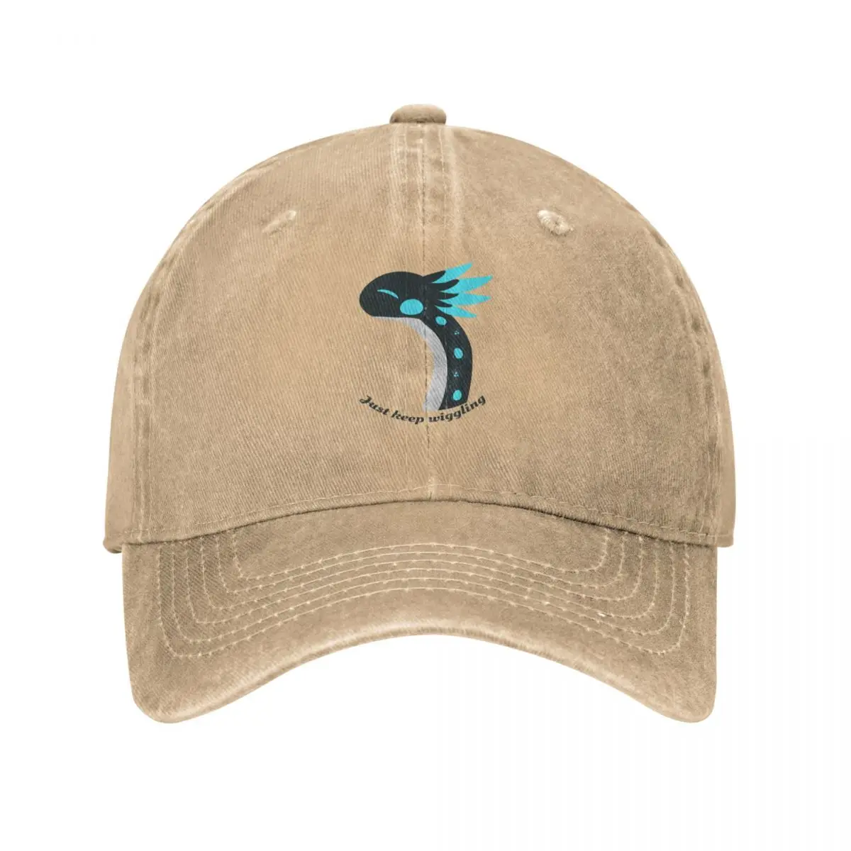 Just keep wiggling blue Wiggler Baseball Cap Fashion Beach Visor Female Men's