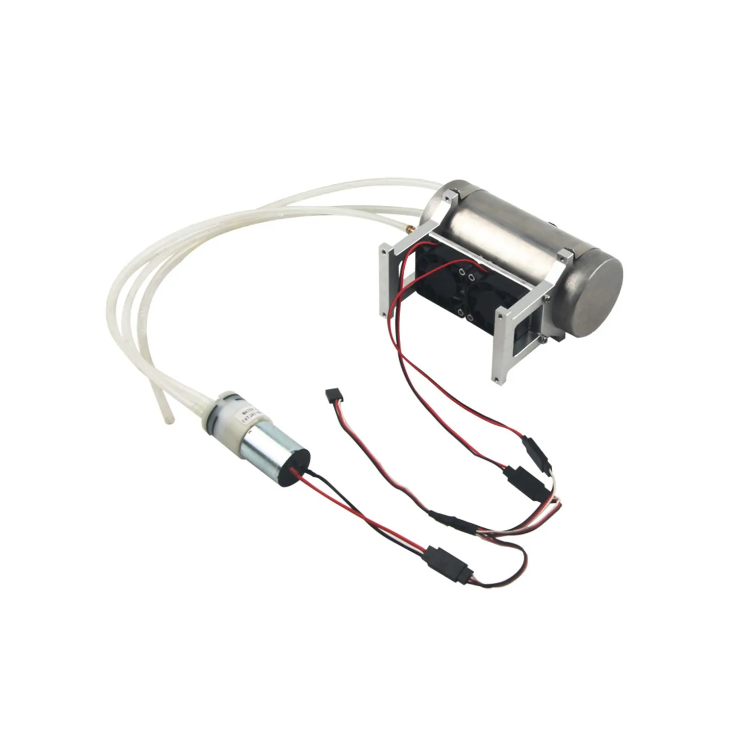 Réservoir marin refroidi à l'eau FATJAY (acier inoxydable): radiateur à double ventilateur et double refroidissement, 5 V-7,4 V