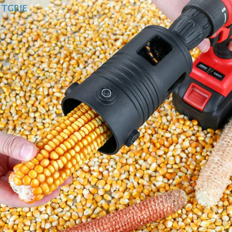 [TL][TL]Portable Corn Thresher Accessory Fully Automatic Corn Peeling Machine Head Small Electric Grain Planer Separator