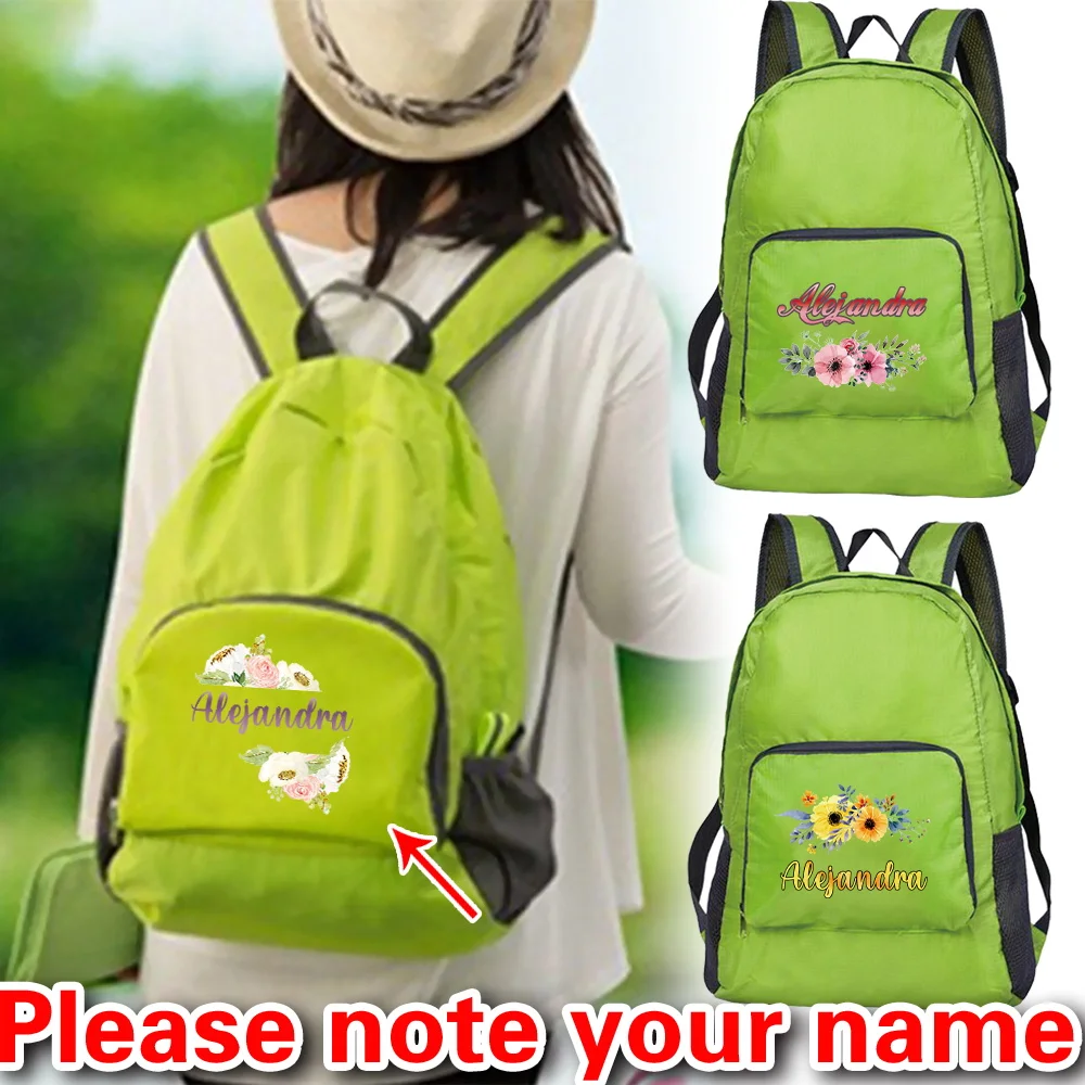 

Персонализированный походный рюкзак, складная походная сумка для мужчин и женщин, портативный сверхлегкий водонепроницаемый рюкзак.