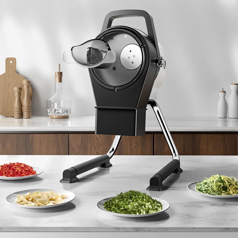 상업용 다기능 야채 커터, 양파, 고추, 당근 커터, 생강, 마늘 슬라이서, 주방 반찬 커터