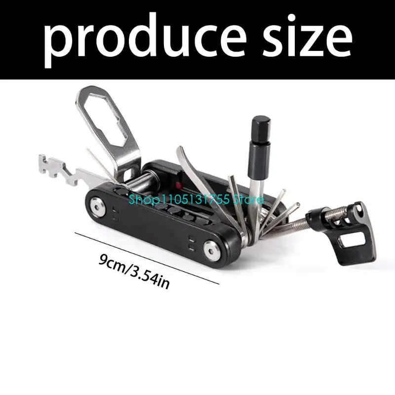 قاطع سلسلة الدراجة المدمجة، مقبض مريح، أداة إصلاح سلسلة سهلة