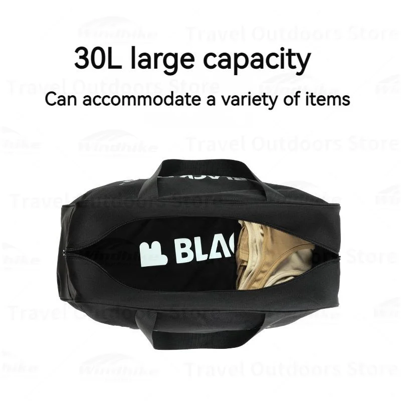 Naturehike Blackdog 30L Super-Large Storage Bag Camping Outdoor Portable Handbag 900D Oxford Waterproof Picnic Equipment Package