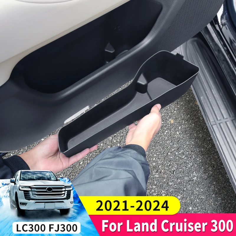 

Подходит для Toyota Land Cruiser Lc300, J300, 2021, 2022, 2023, коробка для хранения на дверь автомобиля, модифицированные аксессуары для украшения слотов на дверь