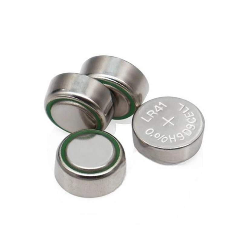 AG3 1.55V Button Batteries for LR41, AG3, 392, 357, SR41W, SR41SW Perfect for Watches, Calculators Lamps Small Devices