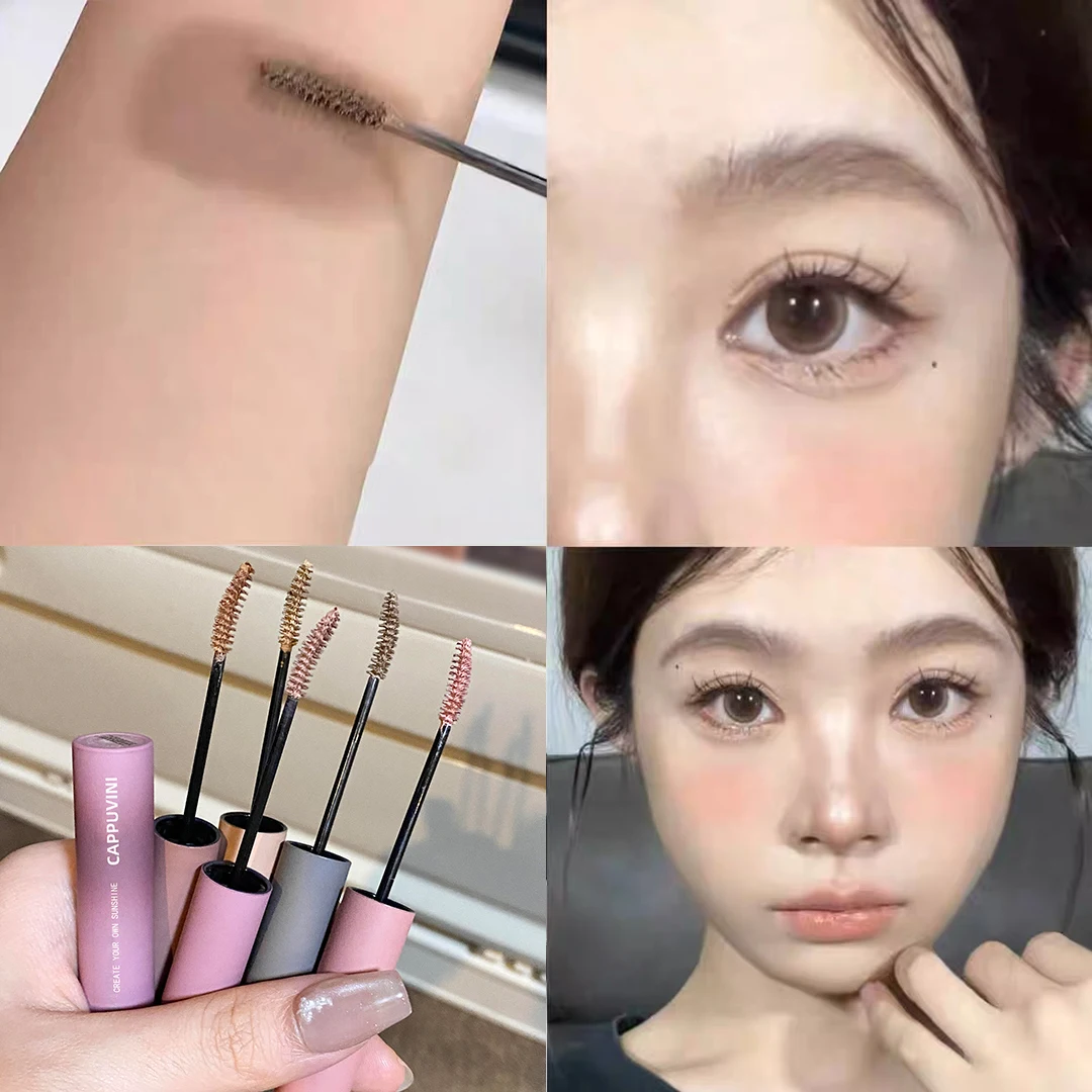 3D Augenbrauen-Färbecreme Langanhaltende Rosa-Braune Farbe Augenbrauen-Mascara Schweißfeste Wild Brow Enhancer Creme Make-up Kosmetik – Detail 16