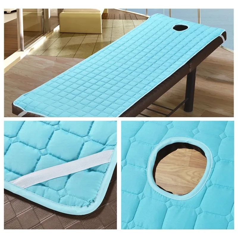 SPA Massage Mattress Winter Beauty Salon Non Slip Solid Color Home Textile Bed Pad