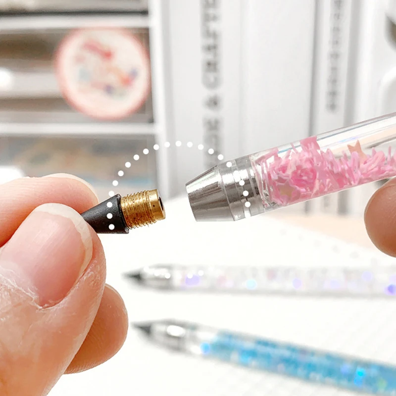 Lápiz de escritura ilimitado de colores, sin tinta, mágico, sin afilar, suministros de pintura, regalos novedosos, papelería, 1 unidad