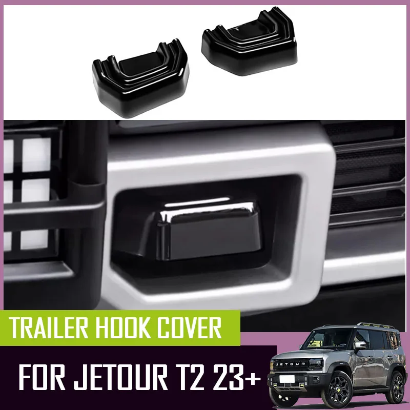

Trailer Hook Cover Black Warrior Modified Car Trailer Cover Decorative Stickers fit for JETOUR Traveler T2
