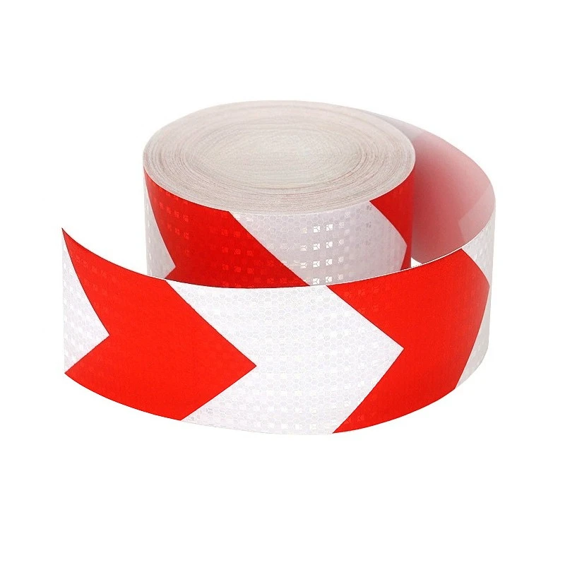 

1pcs Arrow Reflective Tape Car Sticker Safety Warning Mark Self Adhesive Tape 5x300cm New