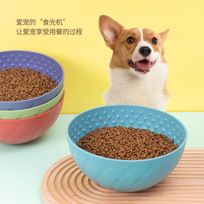 Pet Supplies Swing Slow Food Choking Dog Bowl Folding Tumbler Licking Plate Slow Food Pad Cat Binner Plate