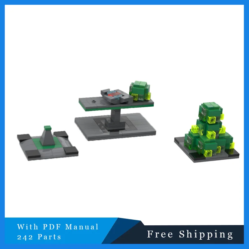 

242 PCS Popular Ancient Deep Sea Site Modular Famous Film and Television Scene Building Block Model Children's DIY Birthday Gift
