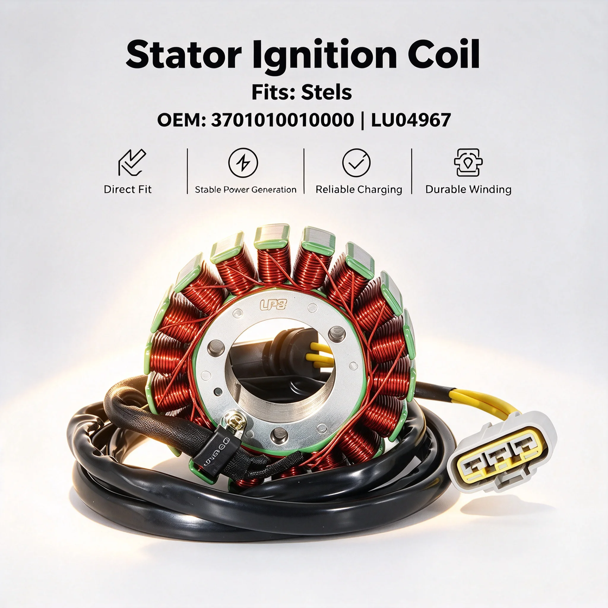 3701010010000 LU049967 Ignition Stator Coil For Stels Ermak 600 800 Vityaz Viking 800 Wolverine S800 Knight 800 Rosomaha S800