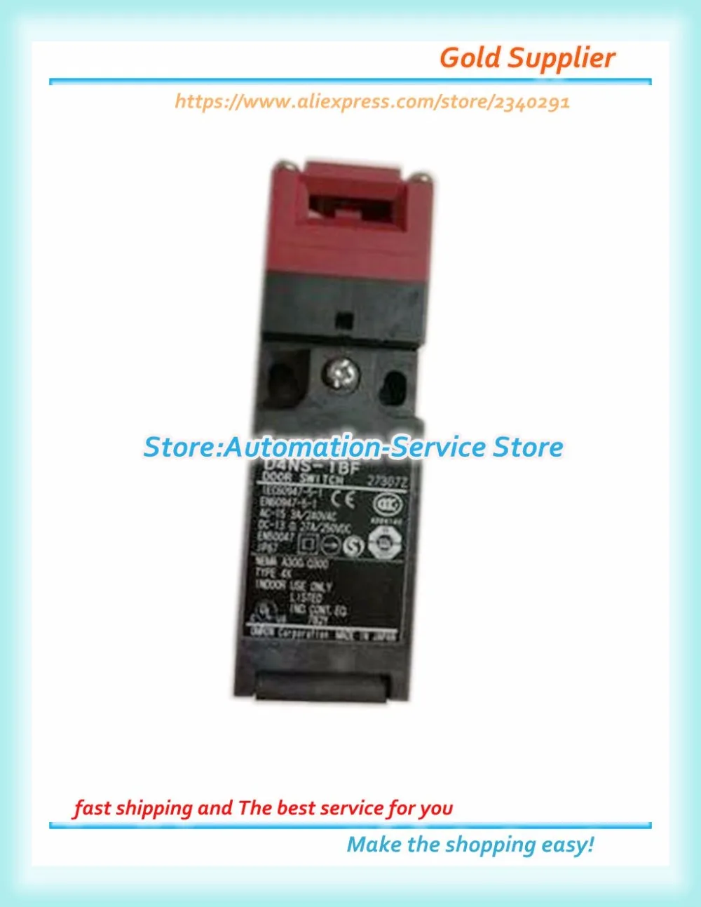 

New Safety Door Switch D4NS-1AF -2AF D4NS-4AF D4NS-1BF D4NS-2BF D4NS-4BF D4NS-1CF D4NS-2CF D4NS-4CF D4NS-1DF D4NS-2DF D4NS-4DF