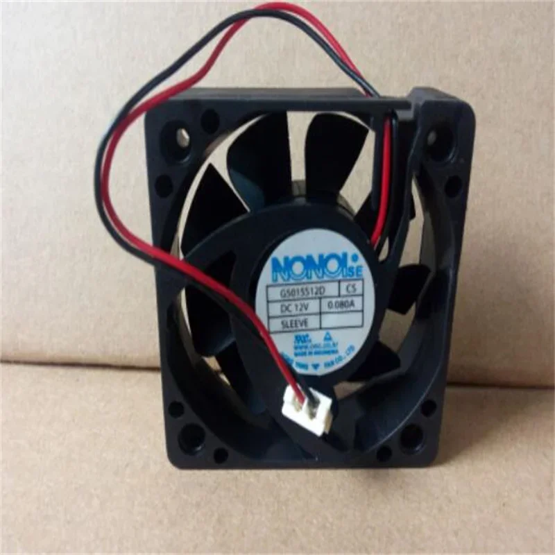

NONOISE 50*50*15 G5015S12D CS DC12V 0,080A 5CM 2-линейный сверхтихий охлаждающий вентилятор