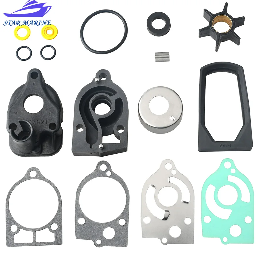 Water Pump Impeller Complete Kit for Mercury 30 35 40 60 HP Outboards Motor 46-77177A3 77177A3 18-3324