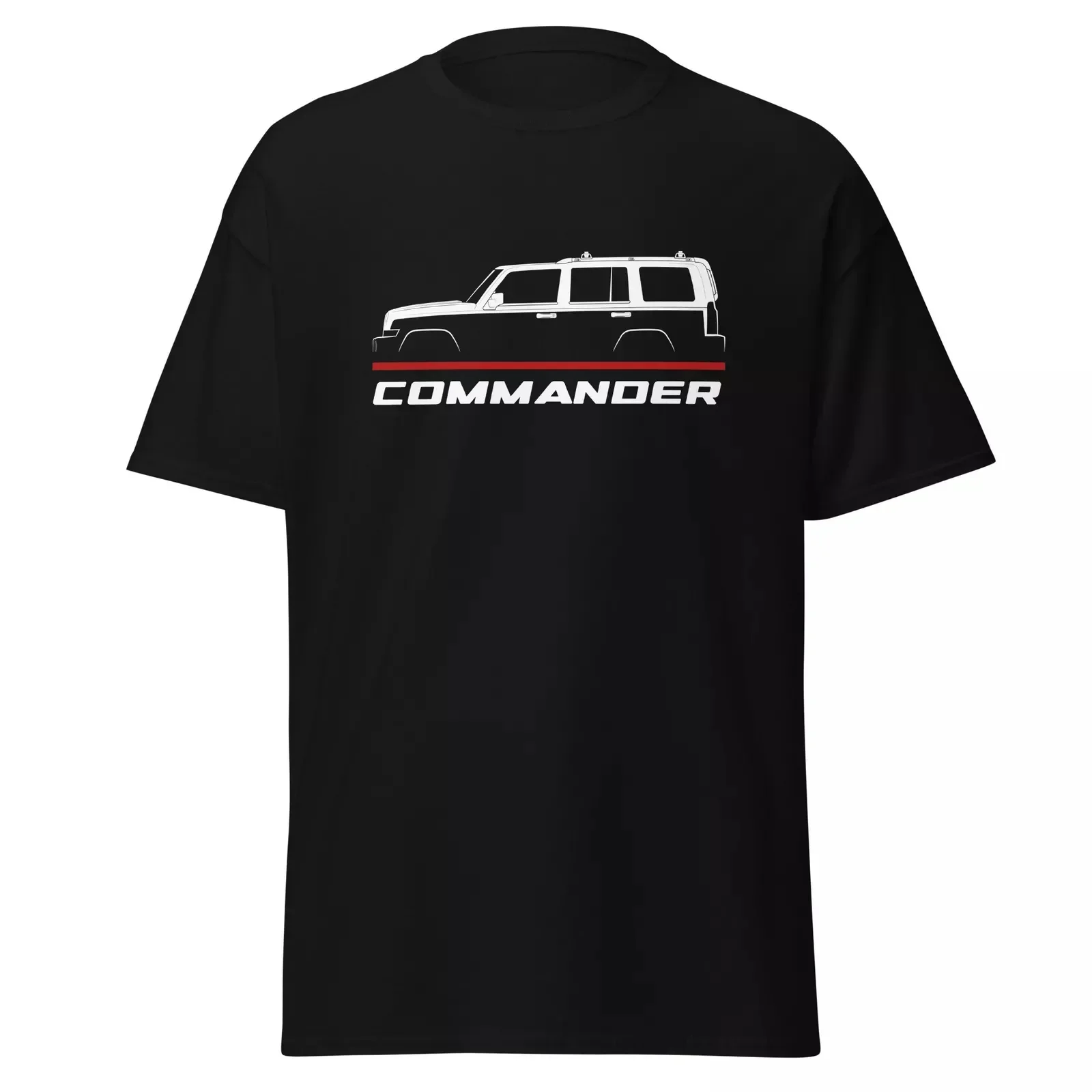 

2024 Men T Shirt Casual Jeeps Commander 2006-2010 Car Enthusiast T-shirt Graphic Summer Short Sleeves 100% Cotton S-3XL Cool Tee