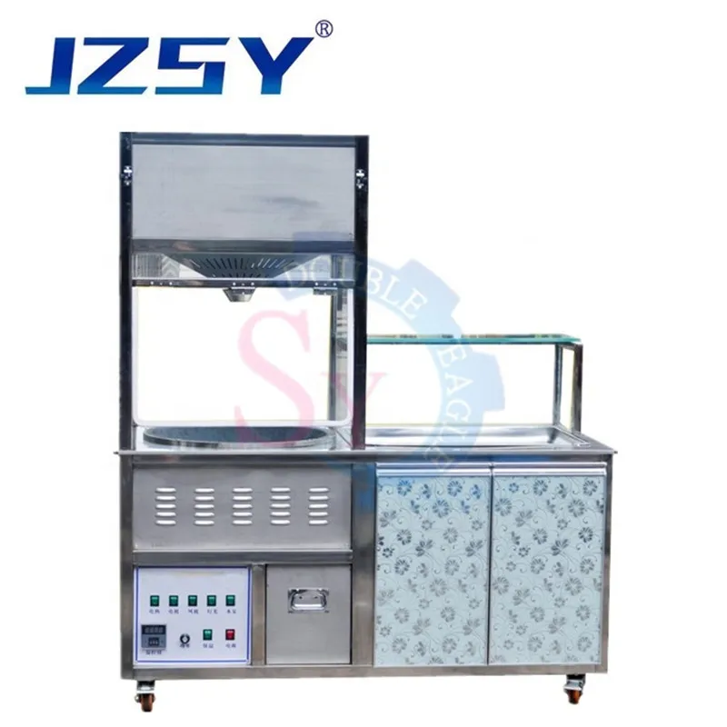 Supermarket Environmental Stainless Steel Smokeless Chestnut Stir Frying Machine Fried Walnuts Auto-Stir Processing Equipment