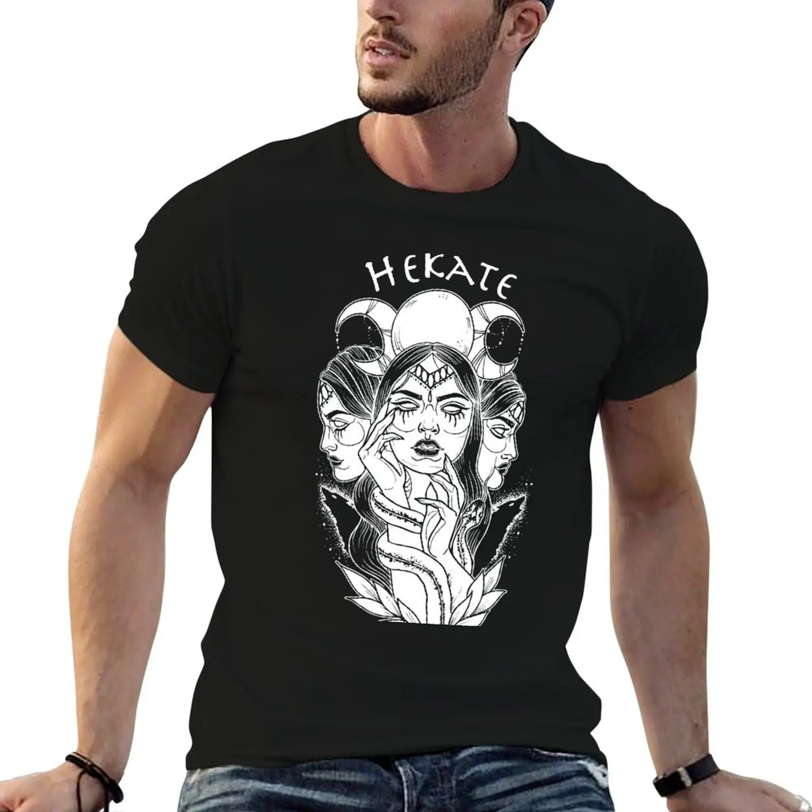 

Hekate-Mother of the Crossroads T-Shirt man t shirt heavy cotton t shirts designer t shirt men 100% cotton luxury brand T-shirt