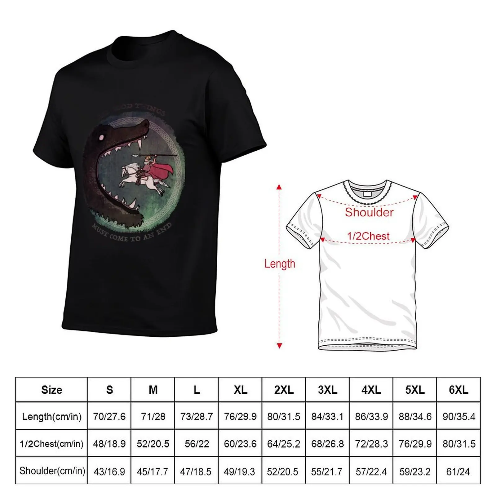 Odin and Fenrir T-Shirt cotton tshirt 100% g man t shirts for men T-Shirt