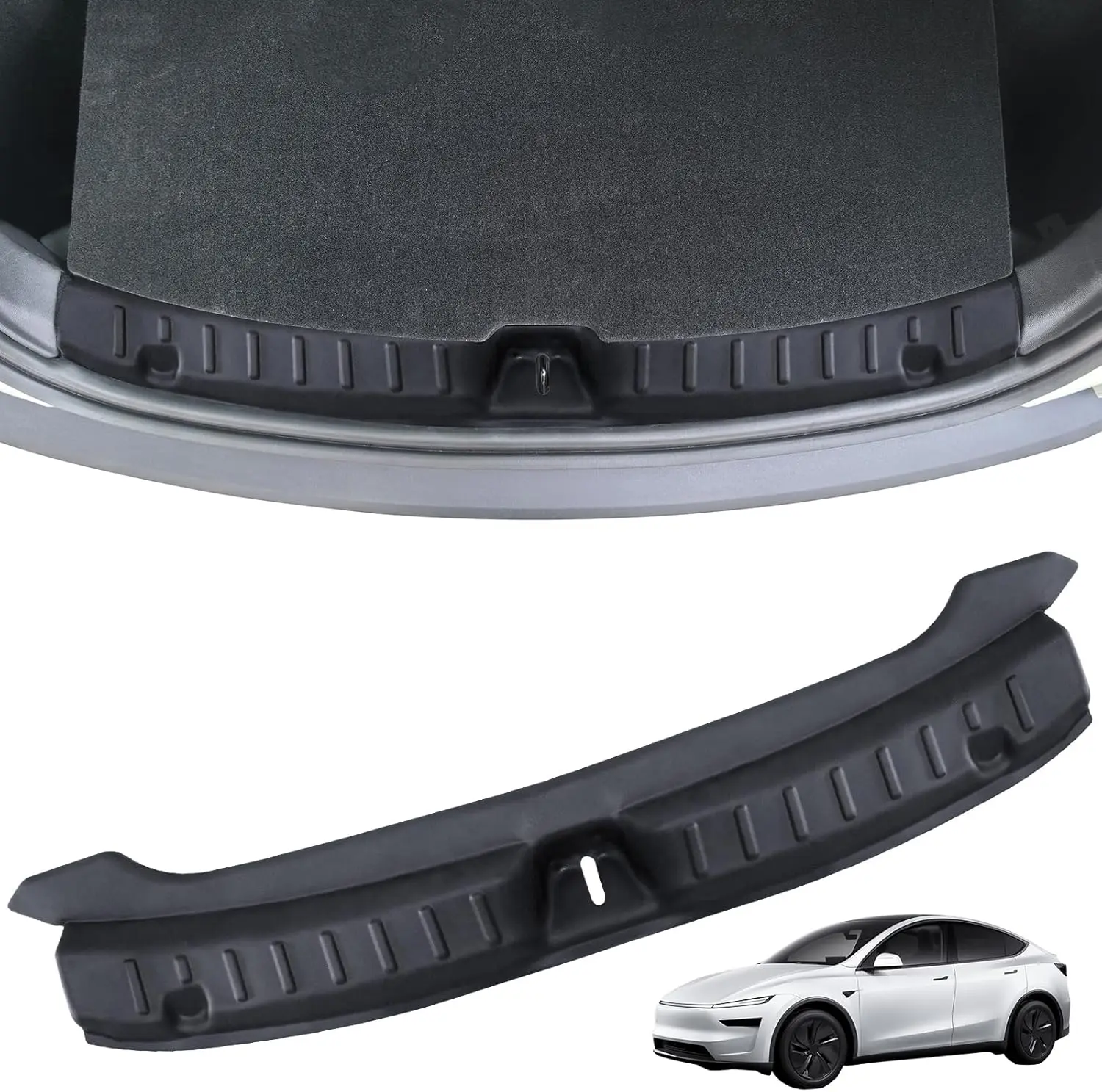 

Scratch Protection TPE Trunk Sill Plate Cover for Tesla Model Y Juniper 2025 2026 Rear Bumper Guard Protector Accessories