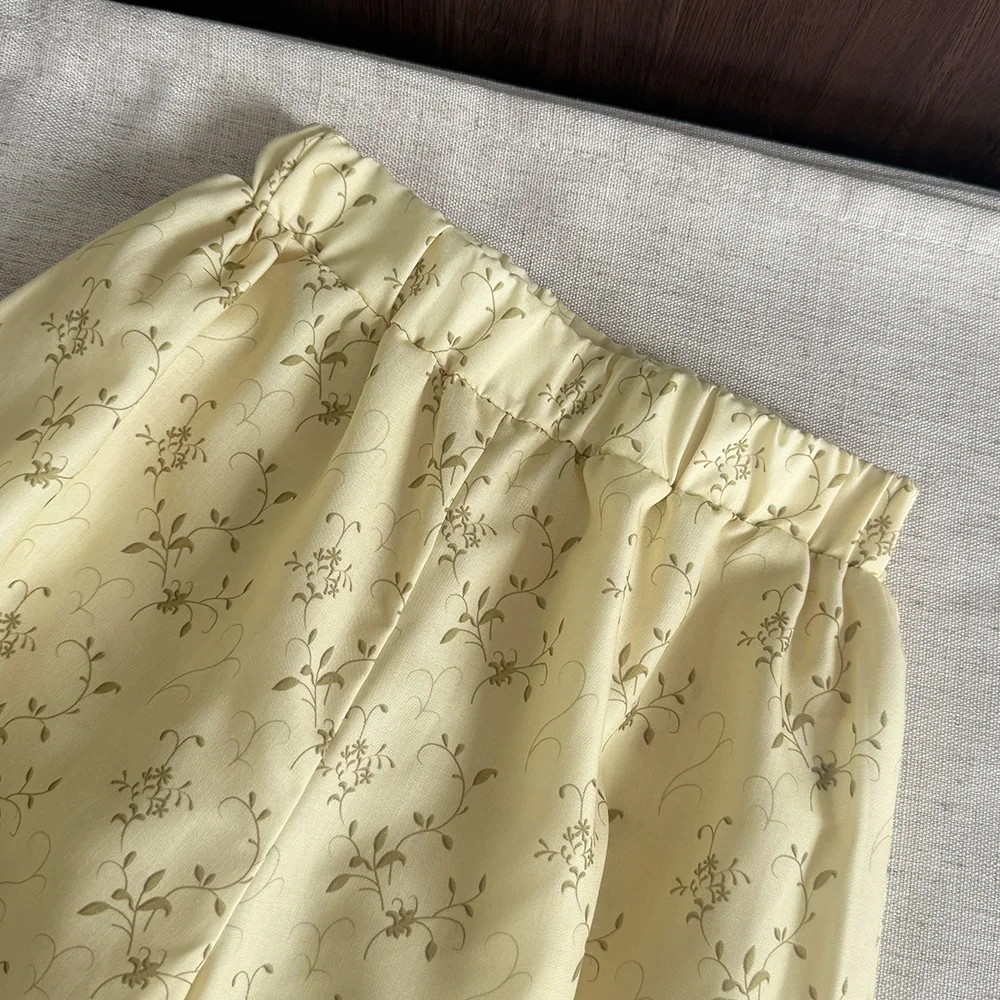 صيف جديد 3-7 سنوات الفتيات أزياء الملابس زهرة مطبوعة قصيرة الأكمام قميص + السراويل 2 قطعة مجموعة الاطفال الزي اليومي غير رسمي